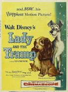 Lady and the Tramp 1962 Poster