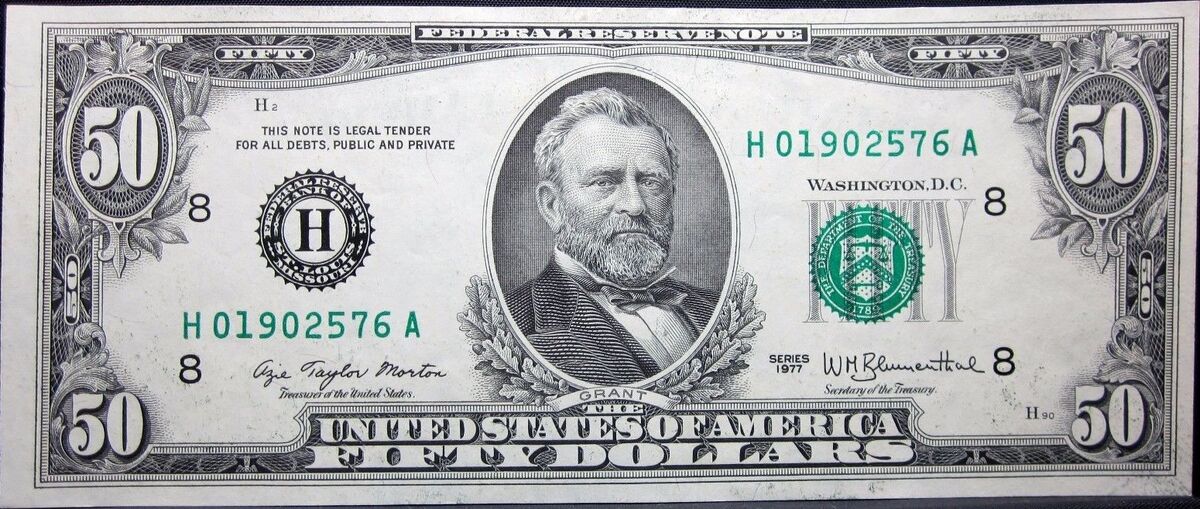 1985 $5 US Federal Reserve Small Notes for sale