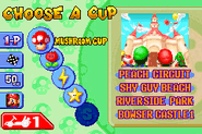Cup Select screen