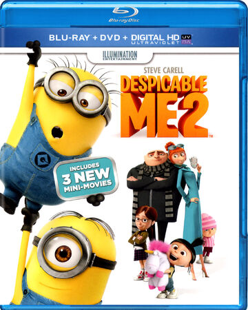 Despicable Me 2 Blu Ray Dvd Twilight Sparkle S Retro Media Library Fandom