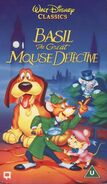 Basil, the Great Mouse Detective (1992 VHS, UK version)