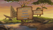 Subtitle menu (Latin American version)