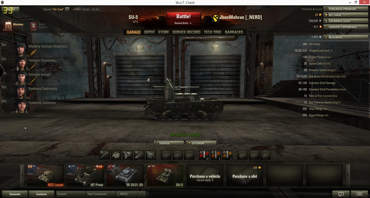 Garage World of Tanks Wiki Fandom