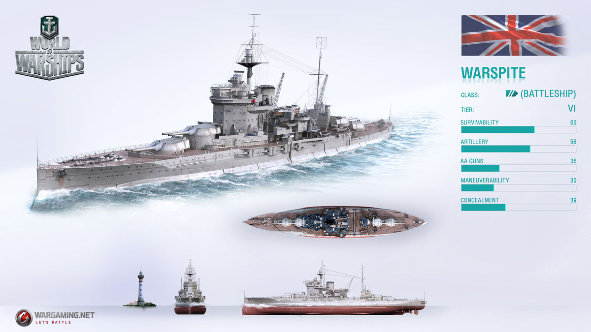 Warspite world of warships как получить