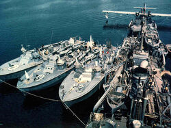 Higgins PT Boats and tender