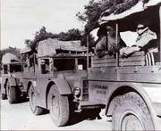 Italian motorized column en route to Sidi Barrani