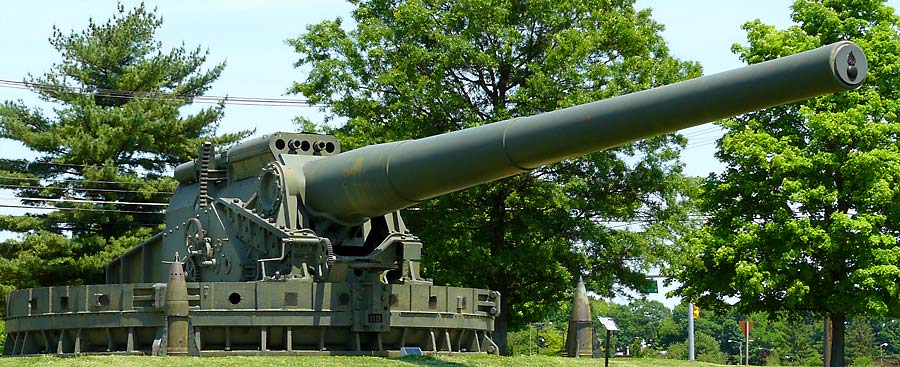 The M1919 Coastal Defense Gun was a 16-inch naval gun used by the United St...