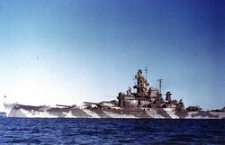 USS Alabama (BB-60), Bering Strait 1944
