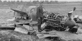 Lavochkin-LaGG-3 Crash