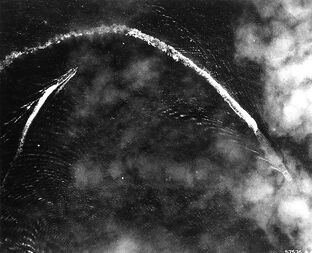 Akagi under air attack