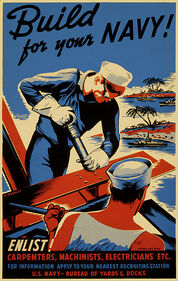 US Seabees Enlistment Poster