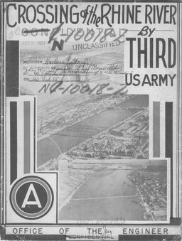 After Action Report Cover for the Third Army, Crossing the Rhine