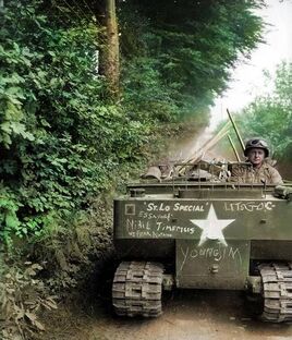 US Engineering M29 Weasel, Normandy 1944