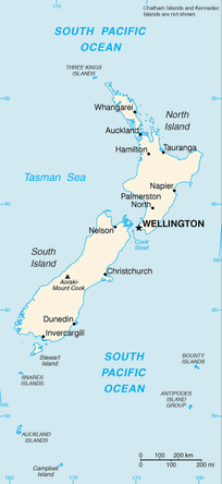 New Zealand Map