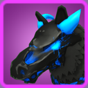 World Zero - Roblox - MOUNT - Skeleton Horse (Dark)