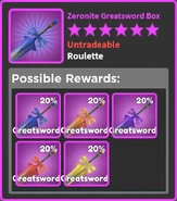 Zeronite Greatsword Box