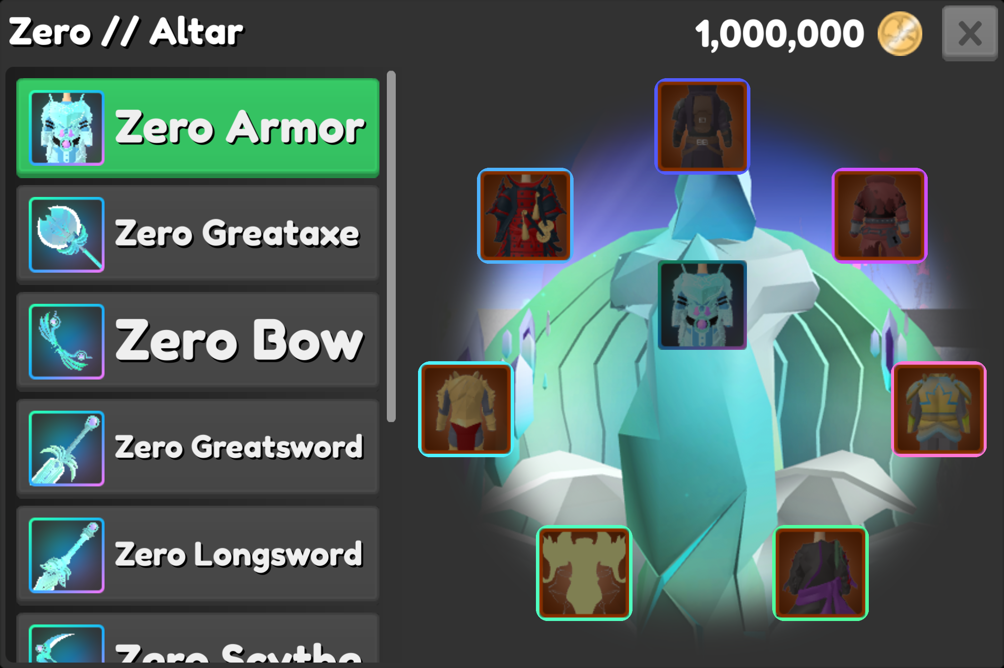 Heart Spear (silver), Trade Roblox World Zero Items