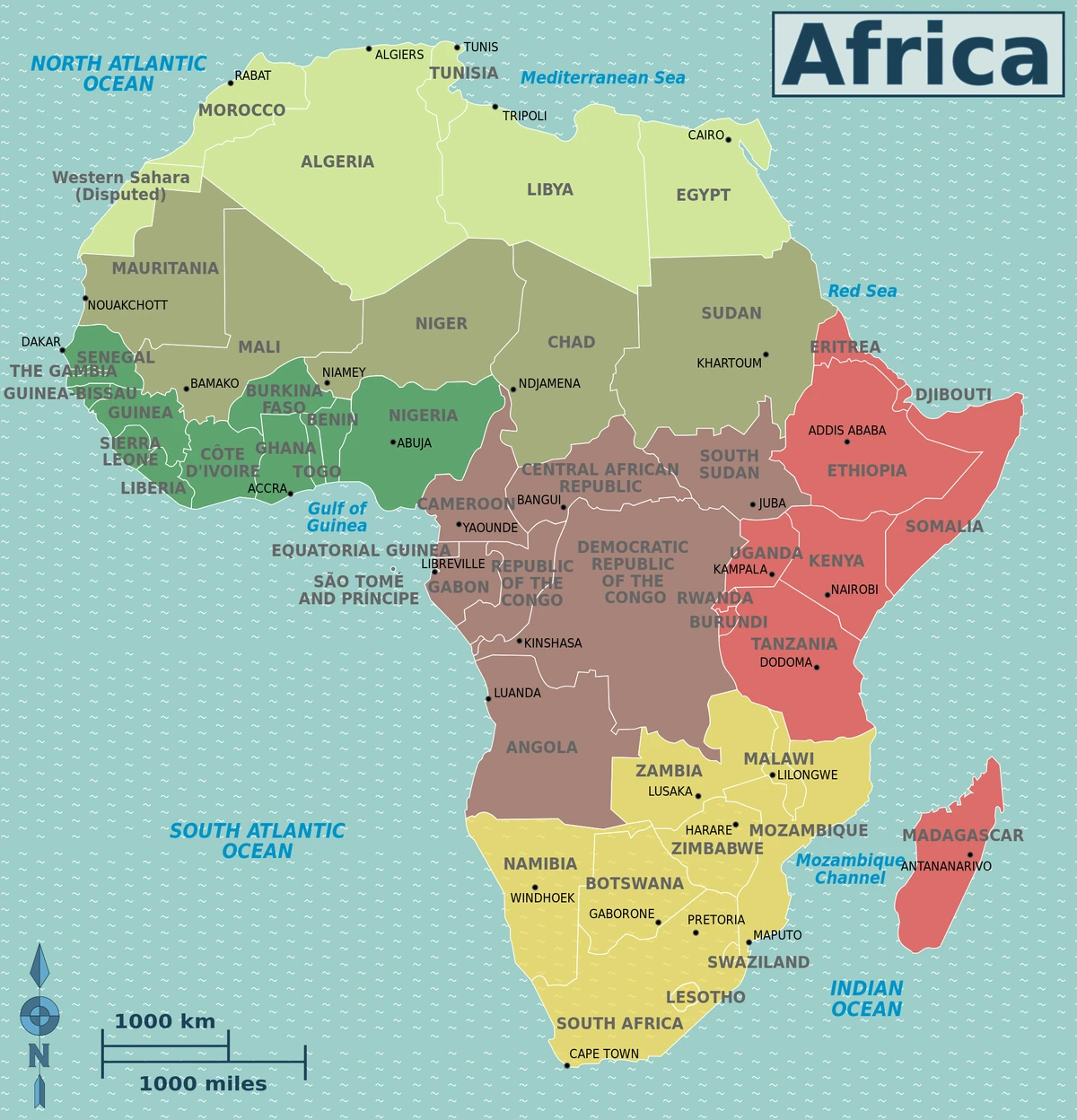 Cuántos países hay en África | WorldGlobalAtlas Wiki | Fandom, image size:1200x1248