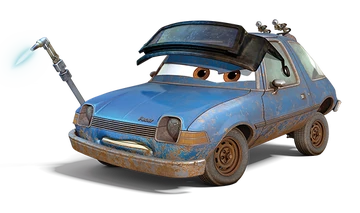 PETEY PACER ペティ　ペーサー　torch トーチ カーズ ミニカー Mattel Petey Pacer Lemons 2013 Flame Torch Attack Disney Pixar