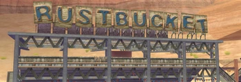 Rustbucket Stadium logo.