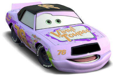 Disney cars vinyl toupee top