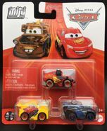 Lightning McQueen with Headset, Rust-eze Cruz Ramirez, Jackson Storm