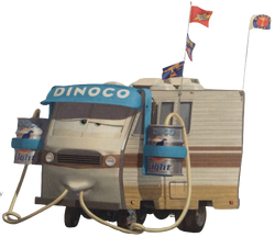 Disney Cars Mattel Barry Diesel Camper BeigeLimited Edition from Japan  [Exc++]