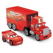 Mack and Radiator Springs Lightning McQueen