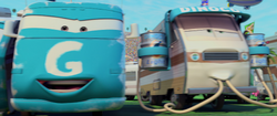 Disney Cars Mattel Barry Diesel Camper BeigeLimited Edition from Japan  [Exc++]