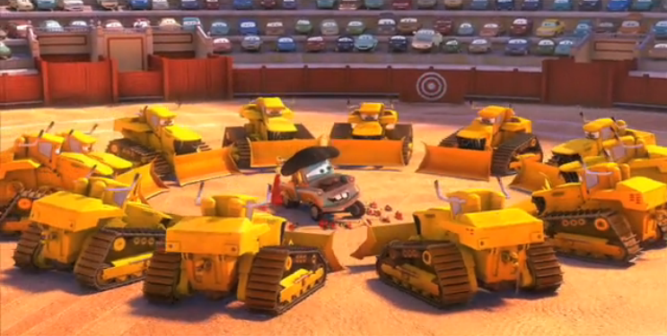 Disney cars bulldozer