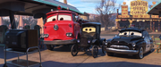 Red, Lizzie and Sheriff - Cars 3