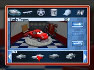A red Mazda Miata in the Cars Toon: Mater's Tall Tales video game