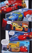 Haul rejecting Lightning McQueen's offer to race for Retread.