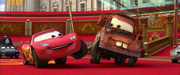 McQueen and Mater high five