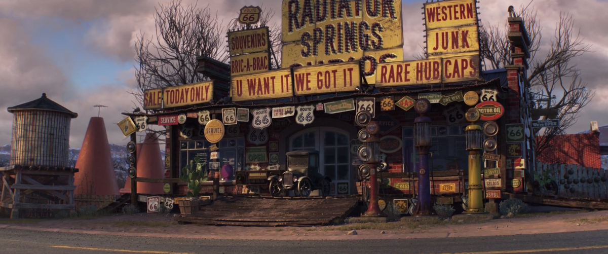 Radiator springs curios best sale