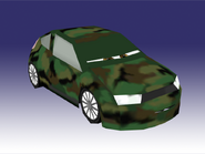 Army Green Rally Racer