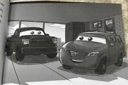 A B/W version next to a decal-less Ray Reverham