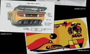 Miguel's concept art from the "Art of Cars 2" book, made by Jay Shuster around 2009.