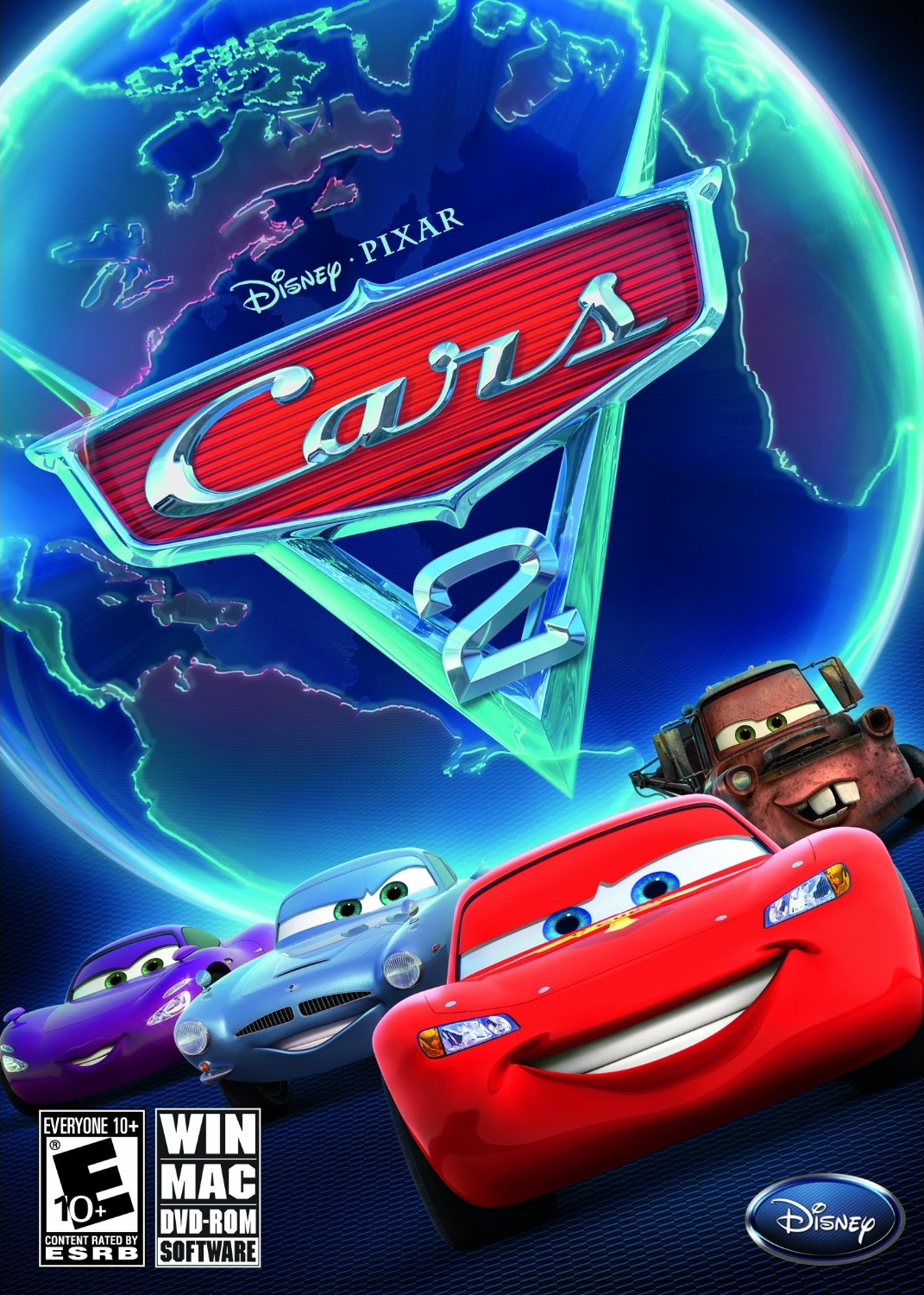 Disney-Pixar's Cars - Race-O-Rama ROM (ISO) Download for Sony Playstation 2  / PS2 