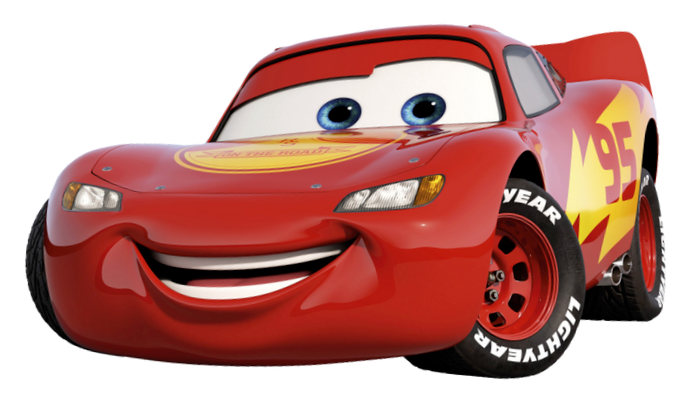 Disney Pixar Cars Lightning McQueen with Sign Vehicle 