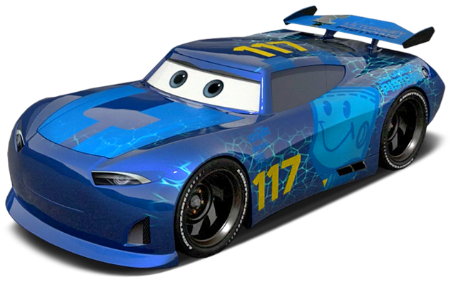 cars 3 blue car