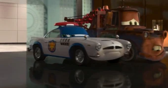 finn mcmissile police car