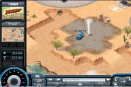 Geyser in Willy's Butte in the The World of Cars Online.