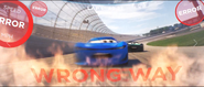 Cam on the Rust-eze Racing Center's simulator screen. (Cars 3)