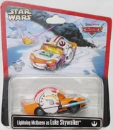 Lightning McQueen as Luke Skywalker