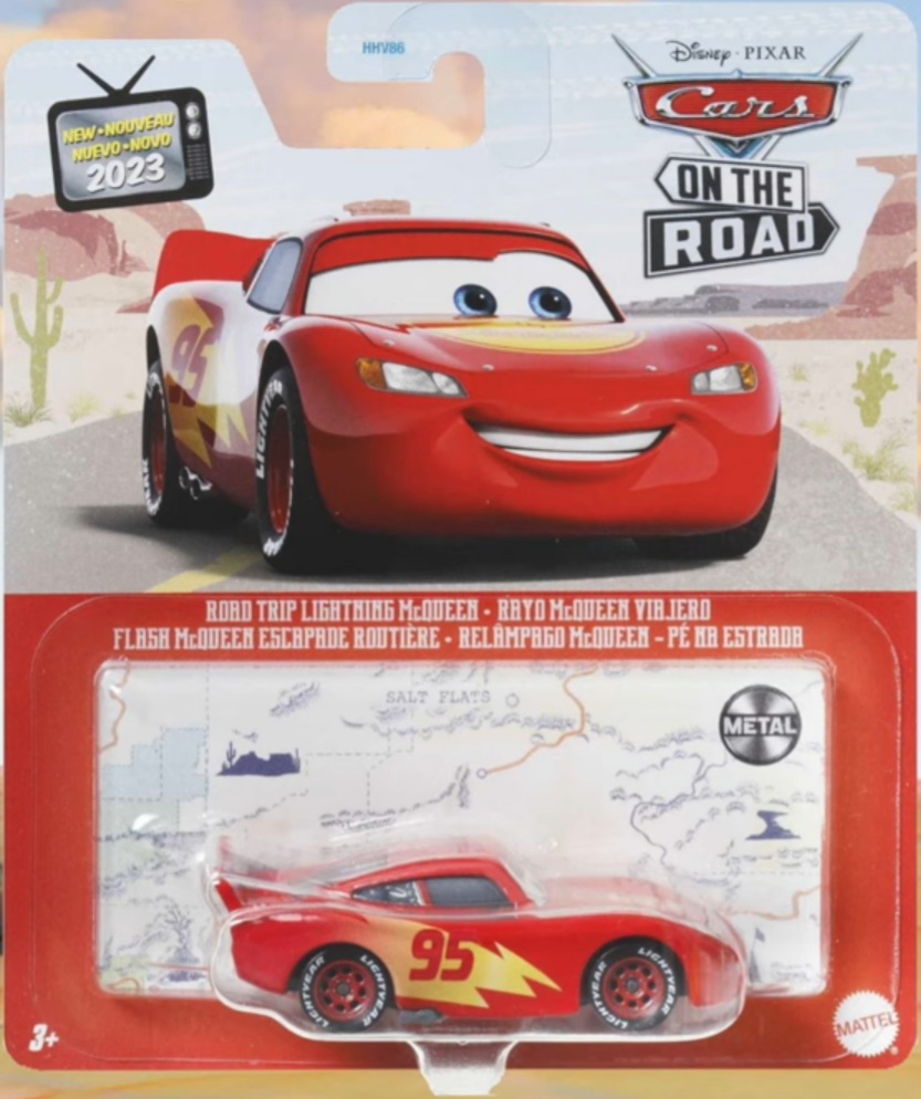 Disney Pixar Cars Character Cars On the Road - Road Trip Lightning McQueen  