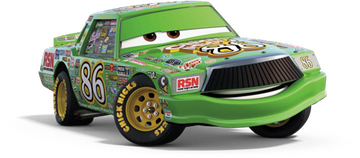 Green disney sales cars character