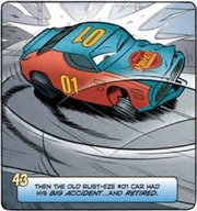 The old Rust-eze #01 car