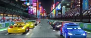 The starting grid