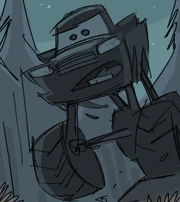 Concept art of Bigfoot.